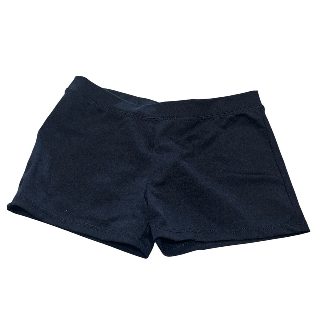 Capezio Girls’ Black Stretch Booty Shorts - Picture 3 of 11